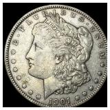 1901 Morgan Silver Dollar NEARLY UNCIRCULATED