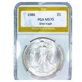 1986 Silver Eagle PGA MS70