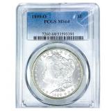 1899-O Morgan Silver Dollar PCGS MS64