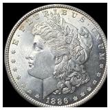 1886 Morgan Silver Dollar GEM BU