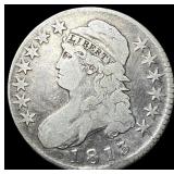 1813 Capped Bust Half Dollar LIGHTLY  CIRCULATED