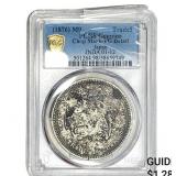 1876 Japan Silver Trade Dollar PCGS VGDetails Chop