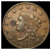 1819 Coronet Head Large Cent CHOICE BU