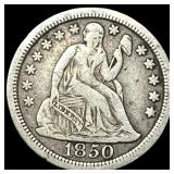 1850 Seated Liberty Dime LIGHTLY CIRCULATED