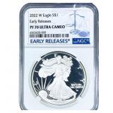 2022-W Silver Eagle NGC PF70 Ultra Cameo