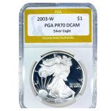 2003-W Silver Eagle PGA PR70 DCAM