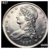 1837 Capped Bust Half Dollar UNCIRCULATED