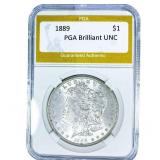 1889 Morgan Silver Dollar PGA Brilliant UNC