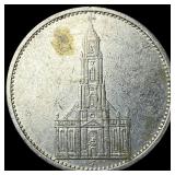 1935F Germany Silver 5 Reichsmark