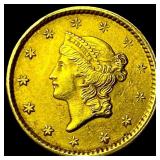 1851 Gold $1 Liberty Head Type 1 CHOICE AU