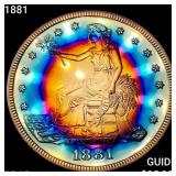 1881 Silver Trade Dollar GEM PROOF