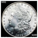 1892 Morgan Silver Dollar GEM BU +