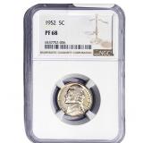 1952 Jefferson Nickel NGC PF68