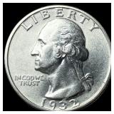 1932 Washington Quarter CLOSELY UNCIRCULATED
