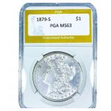 1879-S Morgan Silver Dollar PGA MS63