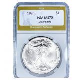 1995 Silver Eagle PGA MS70