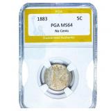 1883 Liberty Victory Nickel PGA MS64 No Cents