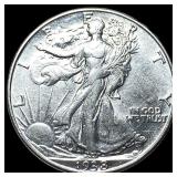 1938-D Silver Walking Liberty Half Dollar  CLOSEL