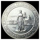 1936 Silver Columbia Sesquicentennial Half Dollar