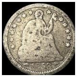 1853 Arrows Seated Liberty Silver Half Dime  NICE