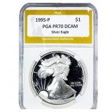 1995-P Silver Eagle PGA PR70 DCAM