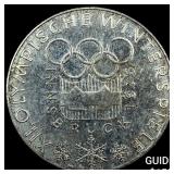 1976 Osterreich SIlver 100 Schillings XII Olympics
