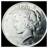 1923 Silver Peace Dollar CHOICE BU