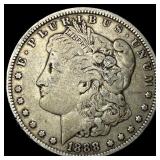 1888-O Silver Morgan Dollar ABOUT  UNCIRCULATED