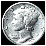 1923-S Silver Mercury Dime CLOSELY UNCIRCULATED
