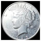 1925-S Silver Peace Dollar CHOICE AU
