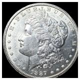 1887-S Silver Morgan Dollar UNCIRCULATED