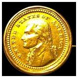 1903 Gold $1 Louisiana Purchase PIN REV