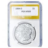 1904-O Morgan Silver Dollar PGA MS69