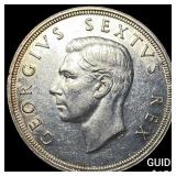 1948 South Africa Silver 5 Shillings