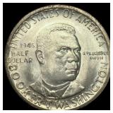 1946 Silver Booker T. Washington Half Dollar  UNC