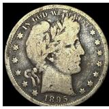 1895-S Silver Barber Half Dollar NICELY  CIRCULAT