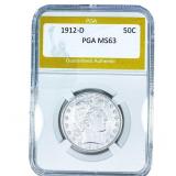 1912-D Barber Half Dollar PGA MS63