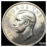 1949 New Zealand Silver Crown