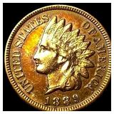 1889 Indian Head Cent CHOICE AU