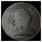 1803 Draped Bust Large Cent LIGHTLY CIRCULATED