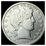 1898 Barber Half Dollar HIGH GRADE