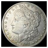 1901-S Silver Morgan Dollar NEARLY  UNCIRCULATED