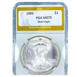 1995 Silver Eagle PGA MS70