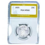 1925 Standing Liberty Quarter PGA MS66