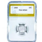 1900 Barber Dime PGA MS64