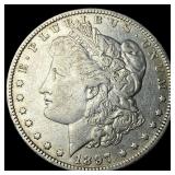 1897-O Silver Morgan Dollar NEARLY  UNCIRCULATED