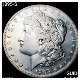 1895-S Morgan Silver Dollar CHOICE AU