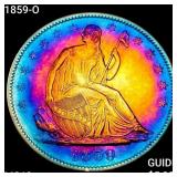 1859-O Seated Liberty Half Dollar UNCIRCULATED