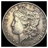 1901 Morgan Silver Dollar NEARLY UNCIRCULATED