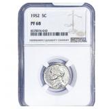 1952 Jefferson Nickel NGC PF68